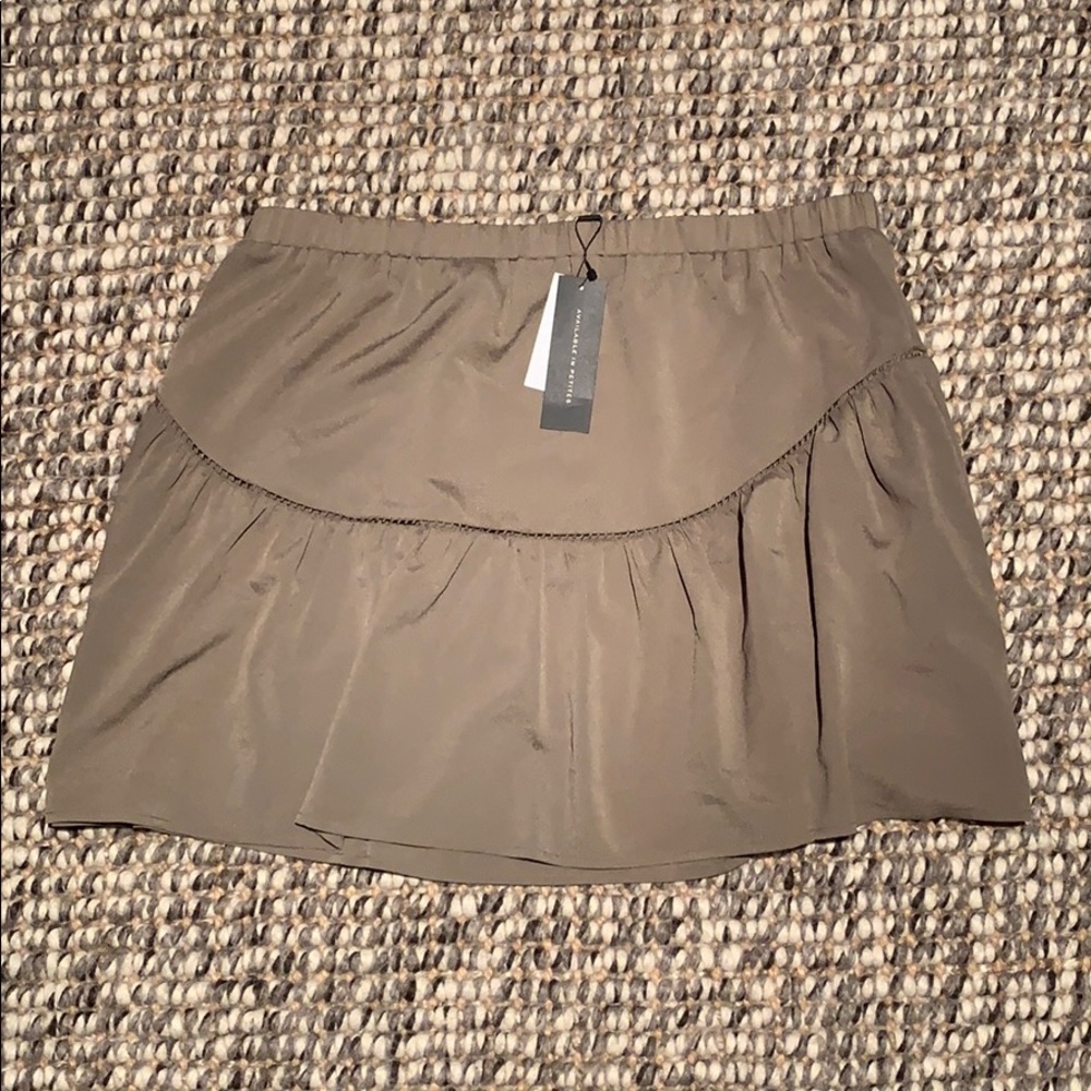 Banana Republic Army Green Mini Skirt